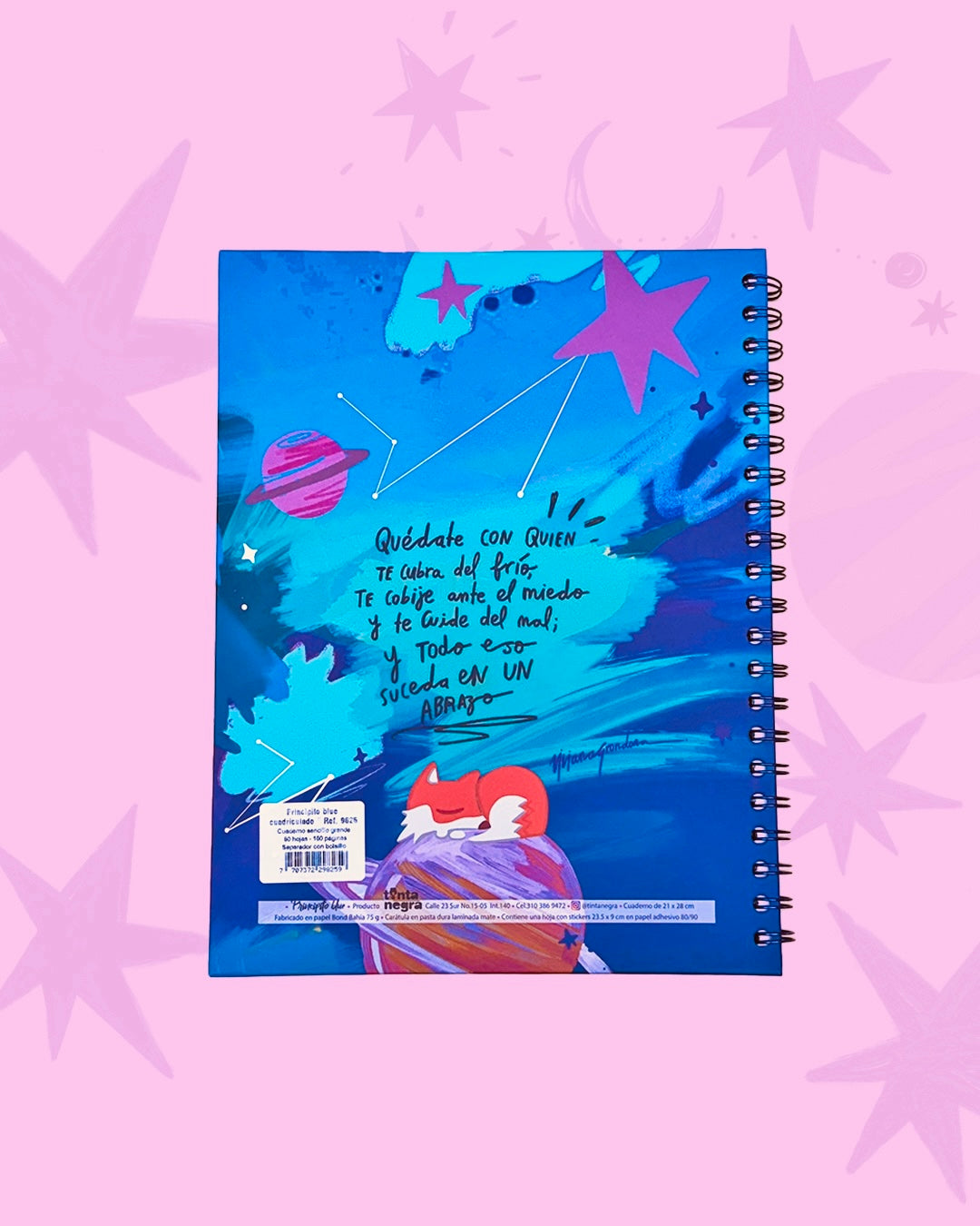 CUADERNO PRINCIPITO AZUL
