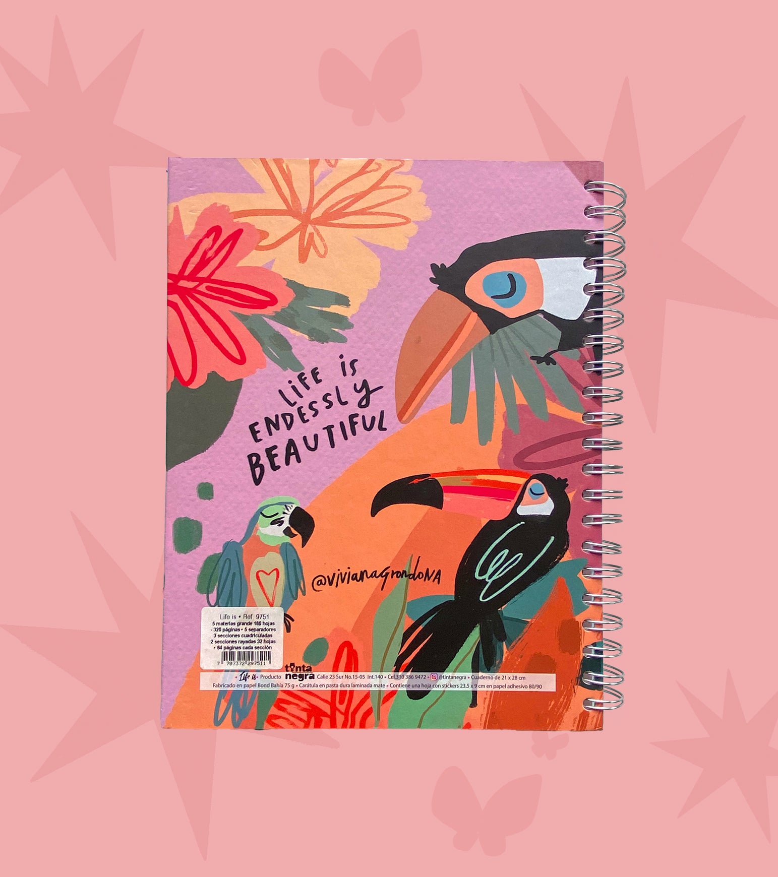 CUADERNO LIFE IF TUCÁN TAMAÑO CARTA
