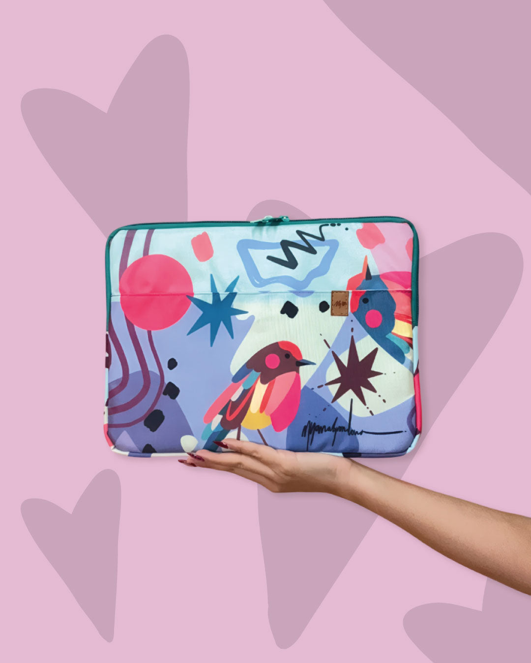 Estuche laptop/tablet Edición Bird Azul