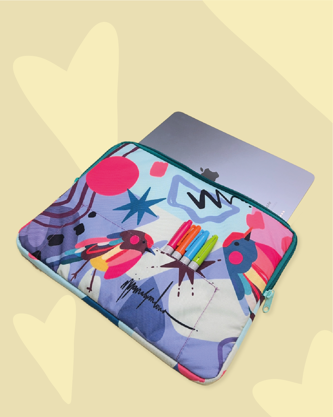 Estuche laptop/tablet Edición Bird Azul