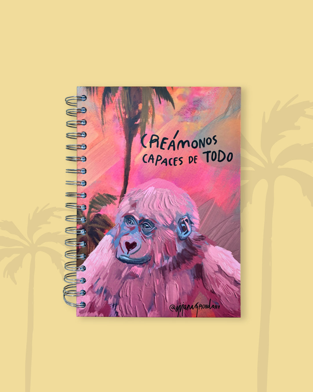 CUADERNO MONO TAMAÑO MEDIA CARTA